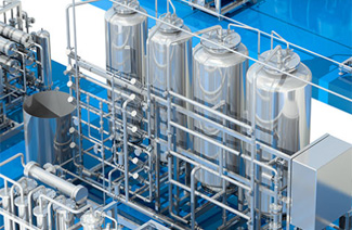 What are the commonly used agitators in the pharmaceutical industry?